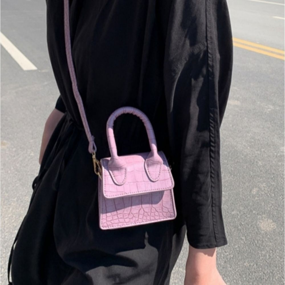 Ladies Mini purse Purple - Picture 4 of 5